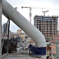 Rubble chute