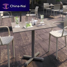 Stainless steel table base PLUScontemporaryfor high bar tablesfor coffee tables