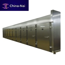 Defrosting chamber for the food industry