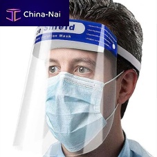 Polyethylene face-shield full-faceunisexanti-fog coating