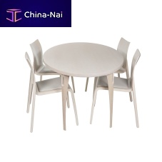 Contemporary table CONEwoodenwooden baseround