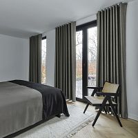 Upholstery fabric LYRICS CS for curtainstripedTrevira CS®
