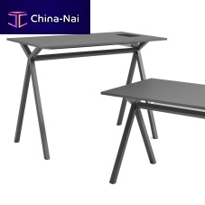 Free-standing desk Dama original designwood veneermetal