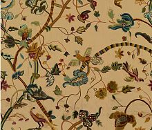 Upholstery fabric COSIMO CREWELfloral patternlinenacrylic
