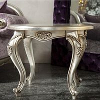 Classic sideboard table MODIGLIANIwoodenwooden baseround