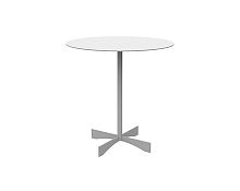 Contemporary side table CROSSmetalroundhome