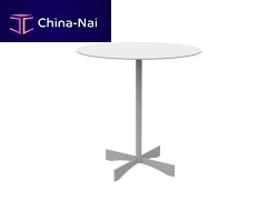 Contemporary side table CROSSmetalroundhome