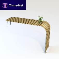 Contemporary high bar table LMEE08woodenaluminumgalvanised steel