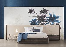 Double bed TAUcontemporarywith headboardwith integrated bedside table