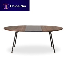Contemporary table CORDUROYoakwalnutMDF