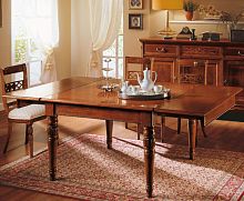 Traditional dining table 215woodenrectangularextending
