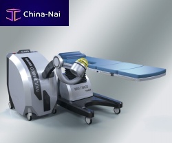 Extracorporeal lithotripter Multimed EMtrolley-mountedwith lithotripsy table