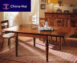 Traditional dining table 215woodenrectangularextending