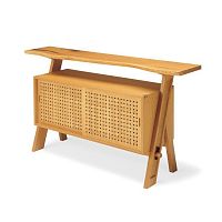 Contemporary sideboard IPPONGI oakwalnutwood veneer