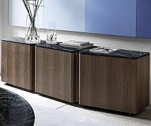 Contemporary sideboard BOLIDEoakMDFsucupira
