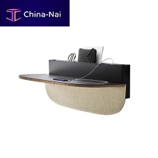 Wall-mounted desk dunecontemporarymetalfabric