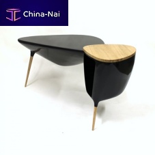 Original design desk TRIPODEoakfiberglass