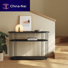 Contemporary sideboard table Cavalacquered MDFmelaminemetal base