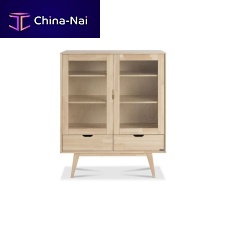Classic display case KOLOwith legsglasswooden