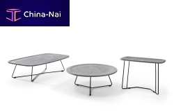 Contemporary coffee table VERVEwoodenmetalrectangular