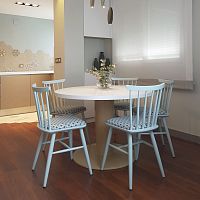 Contemporary table KANGEoakbeechsteel