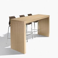 Contemporary high bar table Deck 501Alaminatelaminate baserectangular
