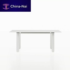Contemporary table NASTRO 190 / 56Awood veneerlacquered MDFlaminate