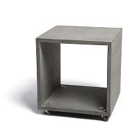 Contemporary coffee table MENSA ROTAconcreterectangularon casters