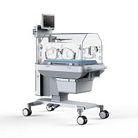 Neonatal incubator on casters B8/3height-adjustableTrendelenburgreverse Trendelenburg