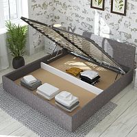 Chest bed VINCENNESdoublecontemporaryupholstered