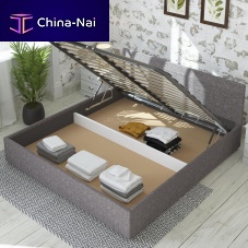 Chest bed VINCENNESdoublecontemporaryupholstered