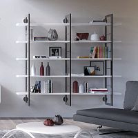 Wall-mounted shelf ALICEmodularcontemporarylacquered wood