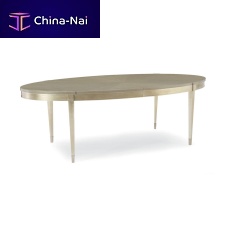 Traditional dining table A HOUSE FAVORITEmaplemaple baselacquered metal base