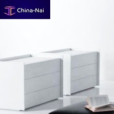 Contemporary chest of drawers TRAYwengelacquered woodwith drawer