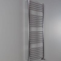 Hot water towel radiator ROUND-AL BATHelectriccontemporarymetal