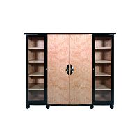 Art Deco wardrobe SA050woodenwith swing doorswith drawer