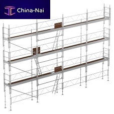 Aluminum scaffolding FORTALU steelwoodenhigh