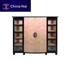 Art Deco wardrobe SA050woodenwith swing doorswith drawer