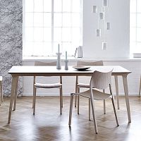 Contemporary dining table LAUashash baserectangular