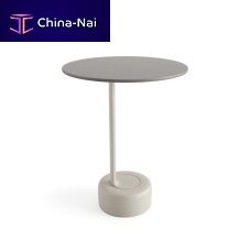 Contemporary side table OELLMDFtempered glassporcelain stoneware