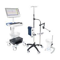 Computer-based urodynamic system PICO SMARTon casterswith pelvic electromyographywith printer