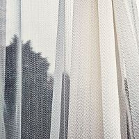 Plain sheer curtain fabric CIRCETrevira CS®polyesterwashable