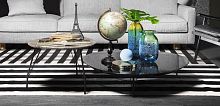 Contemporary coffee table 710 POPwoodenpainted metalmarble
