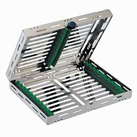 Dental instrument sterilization cassette CIL 022 003 001perforatedstainless steel
