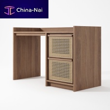 Free-standing desk RT03contemporaryteakwhite oak