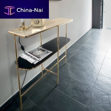 Contemporary sideboard table PUROwoodenglassceramic