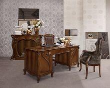 Classic desk LIBERTYwoodenpanel endmultimedia