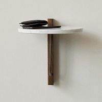 Wall-mounted shelf CORBEL contemporaryoaksteel