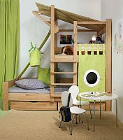 Playhouse bed BRUNOS' TREEHOUSEsinglecontemporarychild's