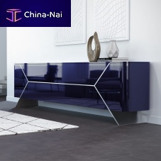 Contemporary sideboard XFORManodized aluminumglasscarbon fiber